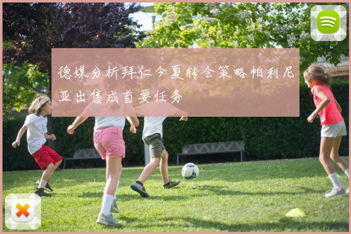 德媒分析拜仁今夏转会策略帕利尼亚出售成首要任务
